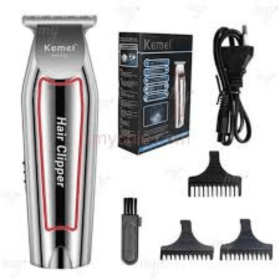 ماكينة قص الشعر اللاسلكيLCD القابلة لإعادة الشحن 3 واط Kemei KM-032